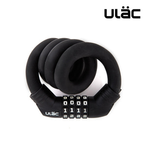 ULac 실리콘메모리락 자전거 자물쇠 (번호형 블랙)