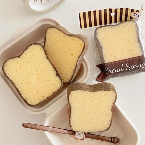 귀여운 식빵 수세미 스펀지 2P세트